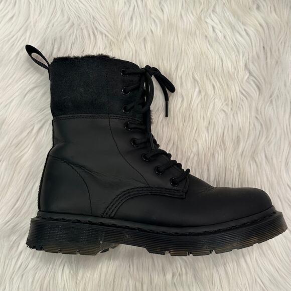 Doc Martens Kolbert 1460 WinterGrip Leather Suede Mid Calf Boots Dr. Martens - Picture 8 of 11